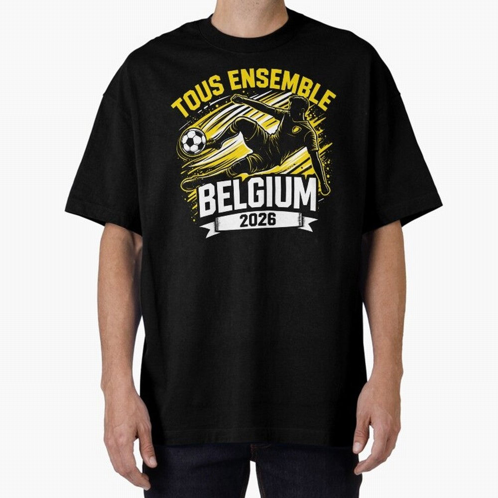 Belgium Fan Art World Cup 2026 Classic T-Shirt Make Your Look Match Match Day Hype around FIFA World Cup 2026 Group Stage, Cristiano Ronaldo, Brazil, Supporter Pride, Iconic Celebrations, Legendary Names and Global Match Day Energy; Perfect for