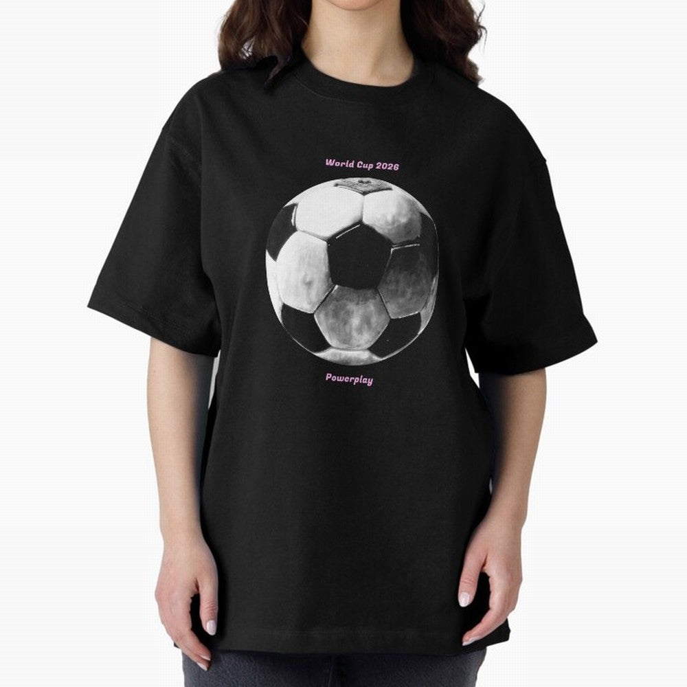 Powerplay World Cup 2026 Classic T-Shirt Honor the Beautiful Game during FIFA World Cup 2026 Filled with Messi, Portugal Energy, Classic Soccer Heritage, Championship Pressure, Fan Loyalty and International Pride; Great for Supporters Who Love