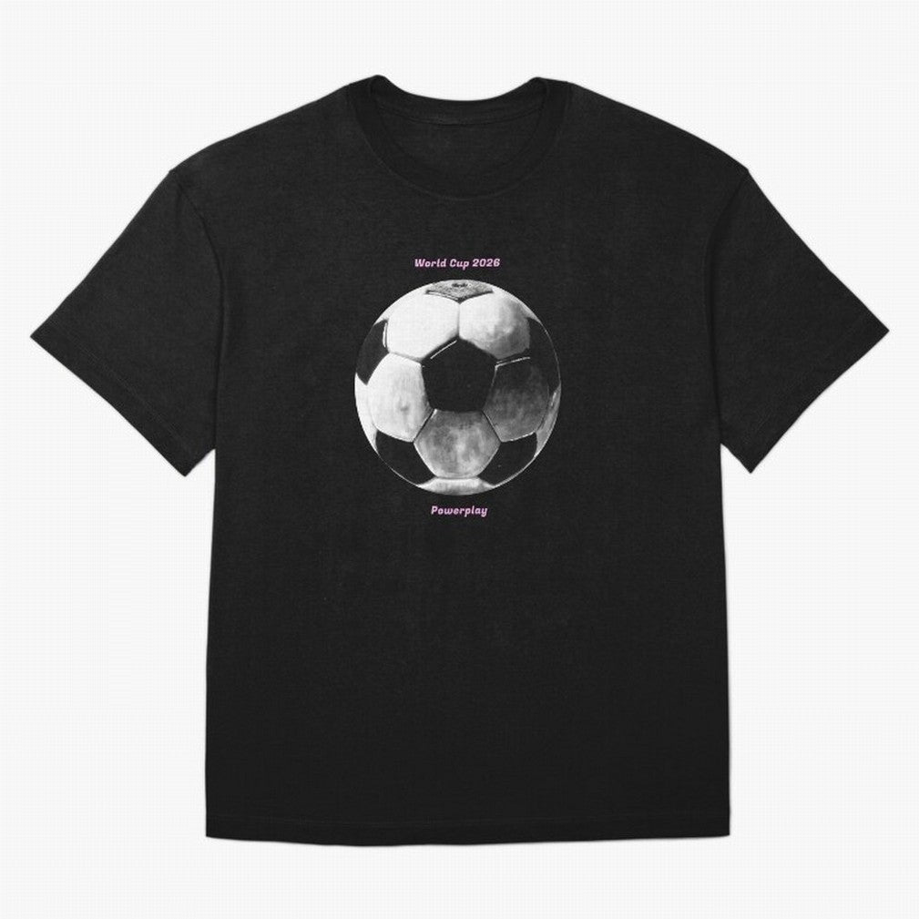 Powerplay World Cup 2026 Classic T-Shirt Honor the Beautiful Game during FIFA World Cup 2026 Filled with Messi, Portugal Energy, Classic Soccer Heritage, Championship Pressure, Fan Loyalty and International Pride; Great for Supporters Who Love