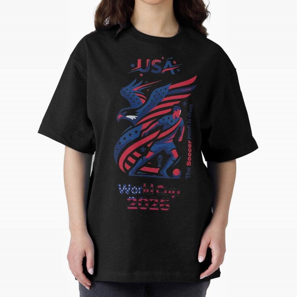 USA Soccer Shirt 2026 - Heritage Eagle World Cup Fan Tee - Premium Gildan Softstyle Unisex Football T-Shirt - United States Supporter Gear Classic T-Shirt Bring Champion Energy into Match Day Hype around FIFA World Cup 2026, Messi, Spain, Vintage
