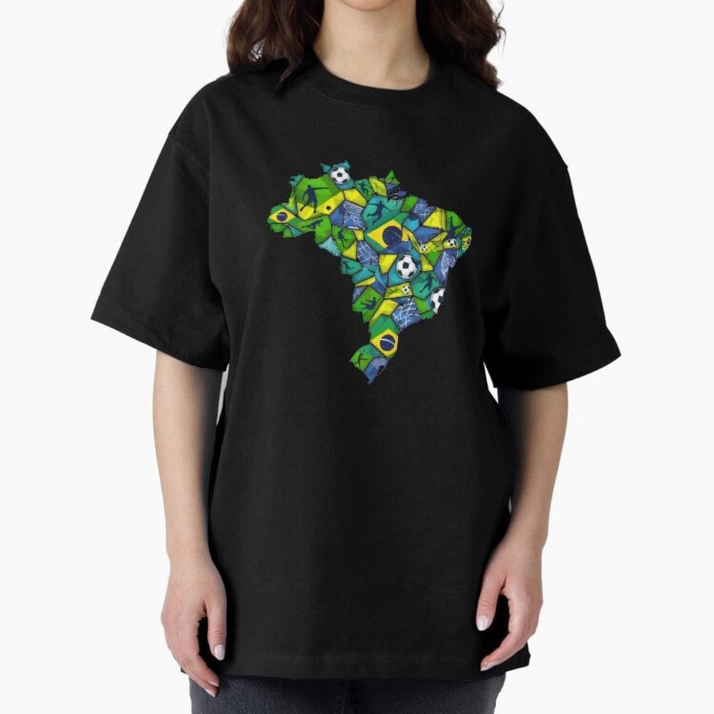 Brazil - World Cup 2026 Classic T-Shirt Bring a Vintage Feel to FIFA World Cup 2026 USA Canada Mexico Made for Messi, England Energy, Football History, Final Match Energy, Crowd Noise and Once in a Lifetime Moments; Ideal for Fans Who Follow Messi,