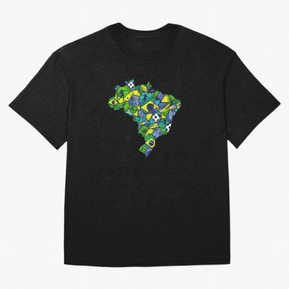 Brazil - World Cup 2026 Classic T-Shirt Bring a Vintage Feel to FIFA World Cup 2026 USA Canada Mexico Made for Messi, England Energy, Football History, Final Match Energy, Crowd Noise and Once in a Lifetime Moments; Ideal for Fans Who Follow Messi,