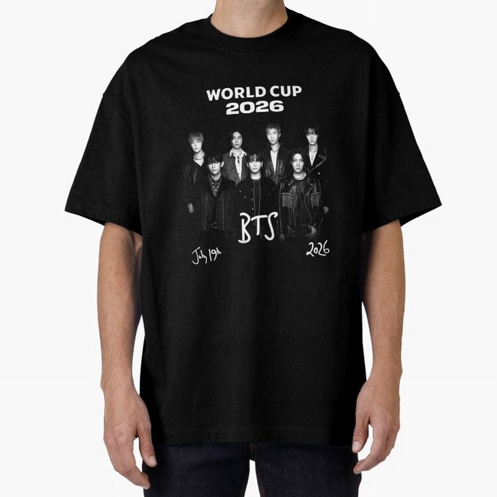 BTS World Cup 2026 Special Edition - OT7 Team Photo Classic T-Shirt Build FIFA World Cup 2026 Made for Mbappe and Neymar, Germany Energy, Vintage Soccer Flavor, Modern Football Stars, National Flags and Final Night Emotion; Ideal for Passionate