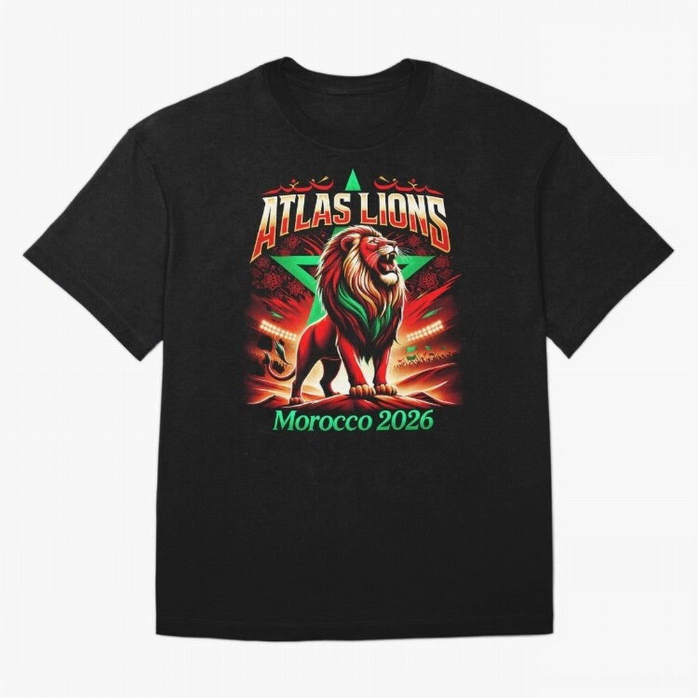 Morocco Football Fan Classic T-Shirt Celebrate Fan Favorites in FIFA World Cup 2026 Group Stage for Fans of Messi, Neymar and Mbappe and Spain, Bringing Match Day Excitement, Supporter Culture, Golden Goals and Global Football Passion; Ideal for