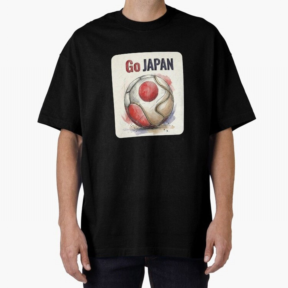 Go Japan Soccer Ball Flag | Japanese Football Fan Graphic Tee Classic T-Shirt Follow FIFA World Cup 2026 Group Stage Spirit, Centered on Netherlands, Messi, CR7 and Mbappe, Supporter Pride, Iconic Celebrations, Legendary Names and Global Match Day