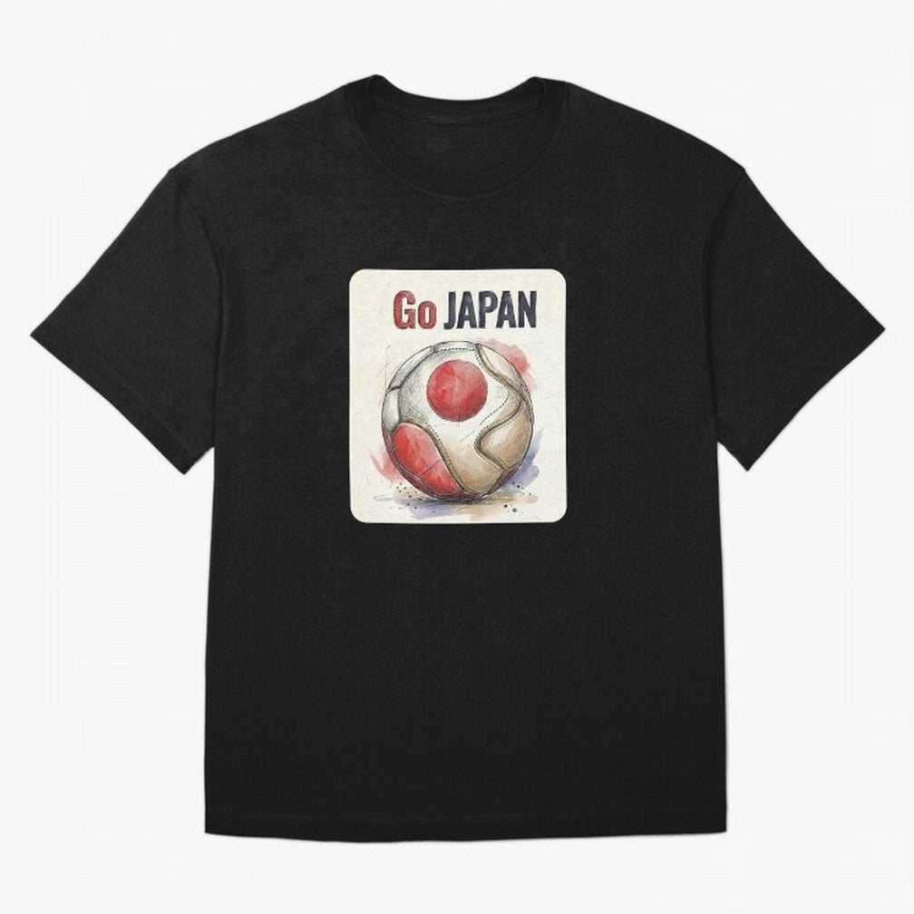 Go Japan Soccer Ball Flag | Japanese Football Fan Graphic Tee Classic T-Shirt Follow FIFA World Cup 2026 Group Stage Spirit, Centered on Netherlands, Messi, CR7 and Mbappe, Supporter Pride, Iconic Celebrations, Legendary Names and Global Match Day