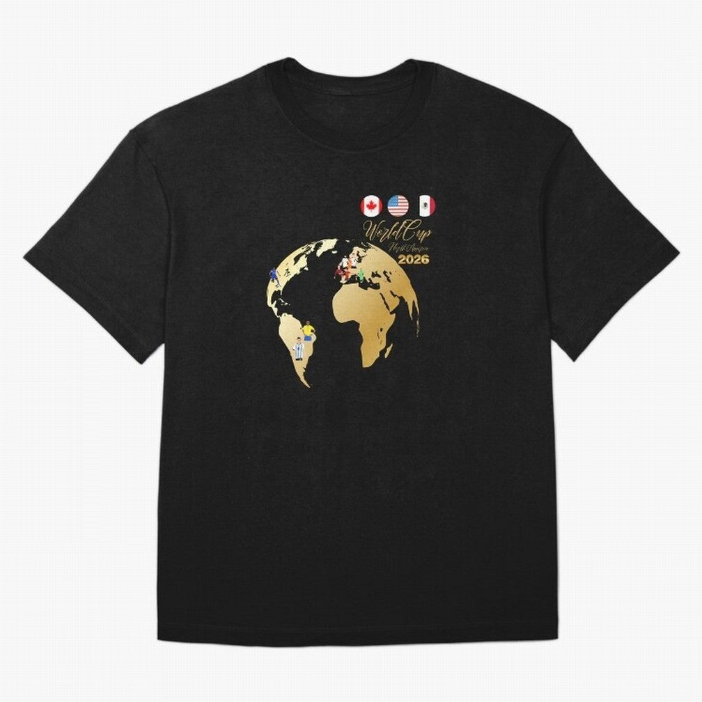 World Cup 2026 T-Shirt_70890629 Classic T-Shirt Bring Stadium Energy to Global Football Passion for FIFA World Cup 2026, Featuring Messi, Neymar and Mbappe, Brazil, Classic Soccer Heritage, Championship Pressure, Fan Loyalty and International