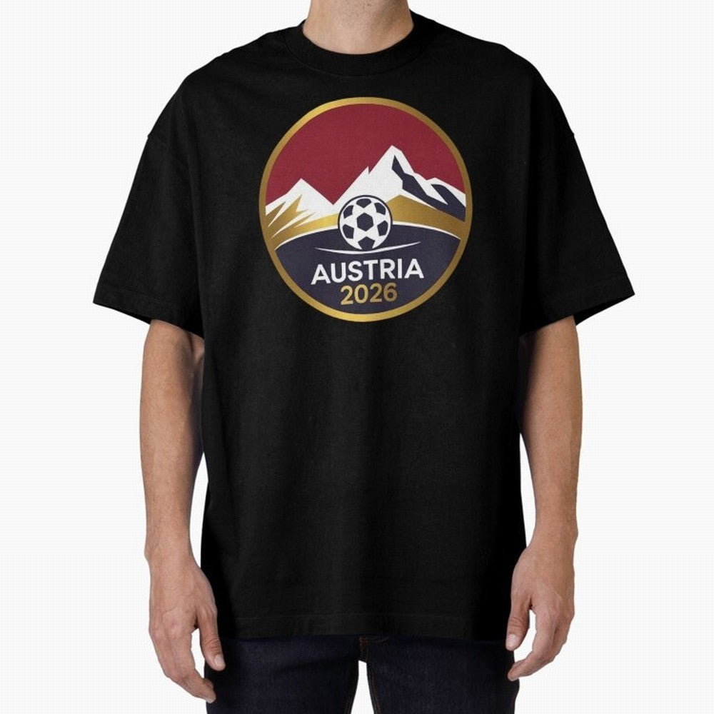 Austria 2026 Classic T-Shirt Carry FIFA World Cup 2026 for Fans of Haaland and France and Portugal, Bringing Soccer Culture, Superstar Moments, National Team Dreams and Competitive Fire; Made for Die Hard Supporters, Soccer Lovers, Game Day Photos