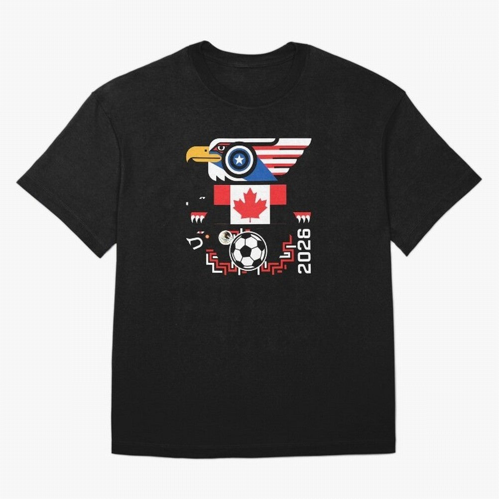 North America Spirit Cup 2026 T-Shirt_82734510 Classic T-Shirt Capture the FIFA World Cup 2026 Journey through Messi and Cristiano Ronaldo Highlights, Argentina Pride, Champion Mindset, Group Stage Buzz, Knockout Tension and Passionate Fan Culture;