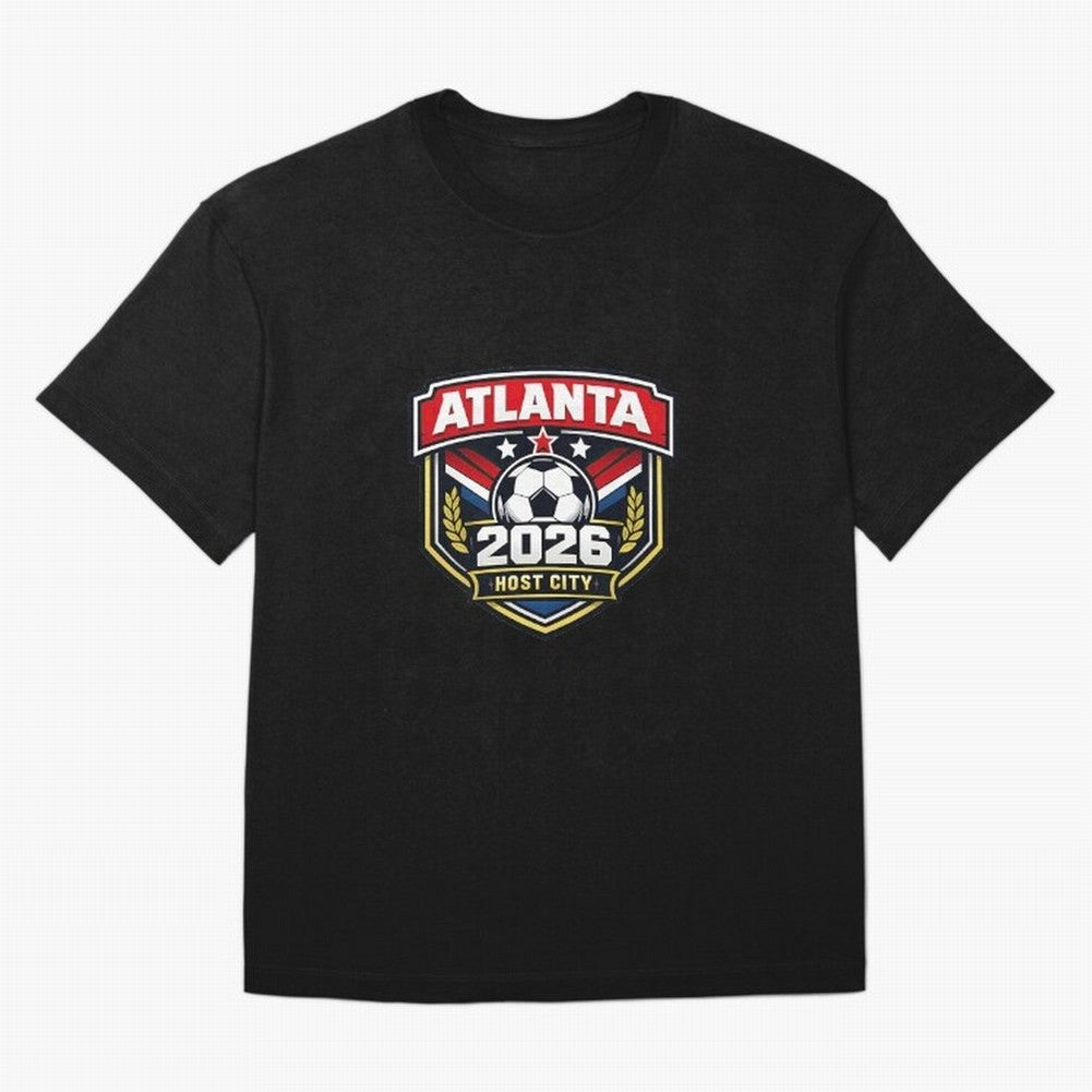 Global Cup 2026 Host City Badge Atlanta Classic T-Shirt Follow the Road to FIFA World Cup 2026 USA Canada Mexico Highlighting Haaland, France Energy, Stadium Memories, Football Loyalty, International Chants and Championship Tradition; Ideal for