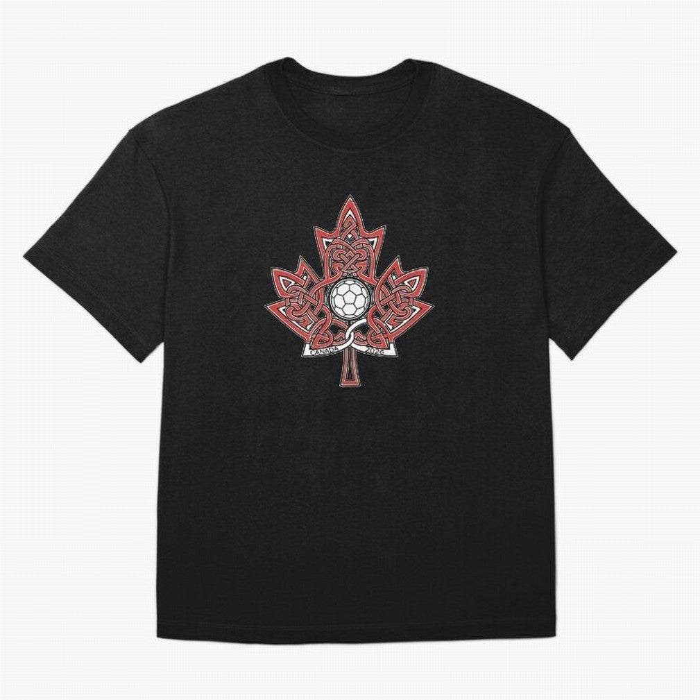 Interwoven Maple Leaf Canada Soccer 2026 T-Shirt_83135197 Classic T-Shirt Discover Match Day Hype around FIFA World Cup 2026, Messi, Brazil, Portugal and Argentina, Fan Favorite Moments, National Team Passion, Big Match Drama and Soccer History;