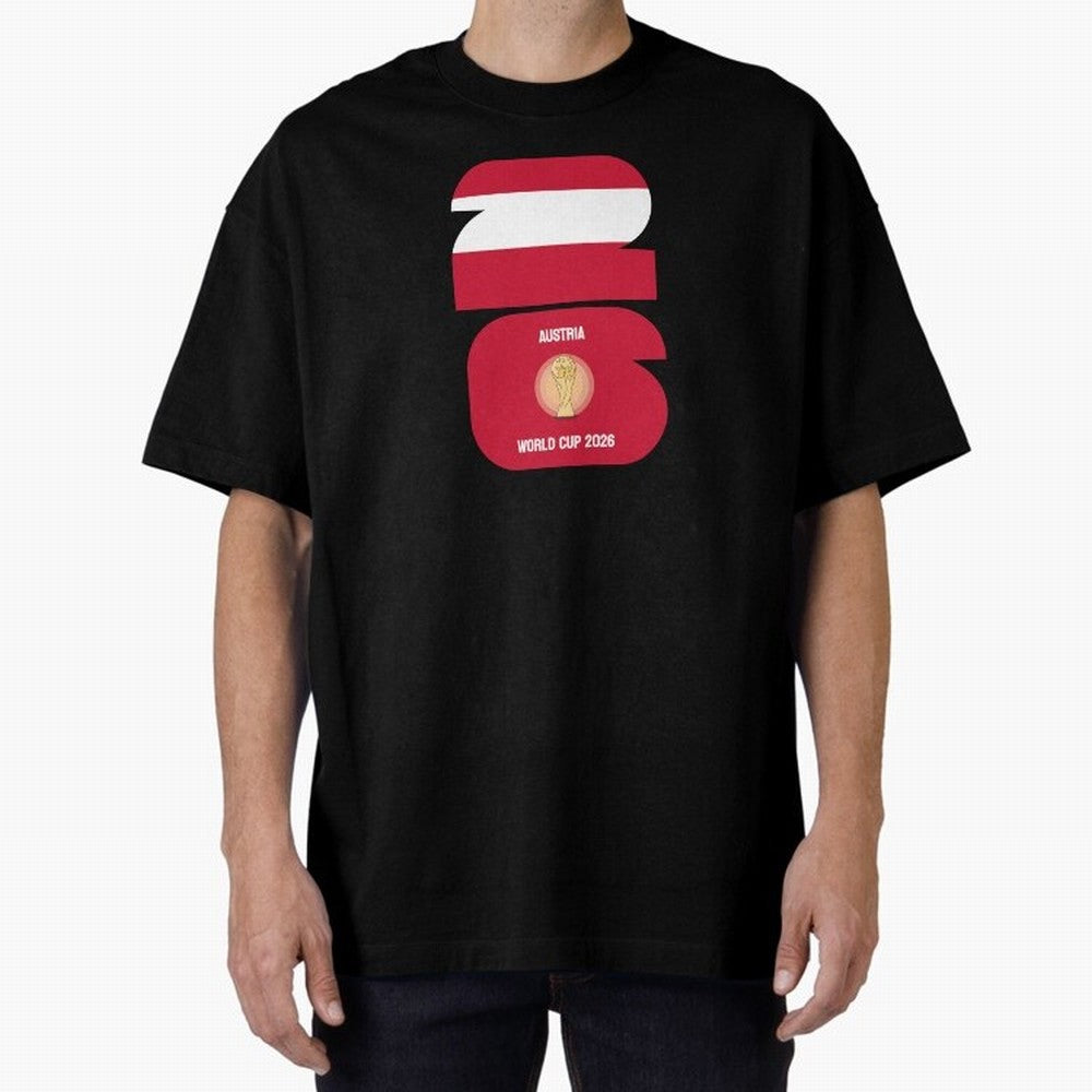 Austria: World Cup 2026 Classic T-Shirt Relive the FIFA World Cup 2026 USA Canada Mexico Journey through Cristiano Ronaldo, Haaland and CR7 Highlights, England and Germany Pride, Vintage Soccer Flavor, Modern Football Stars, National Flags and