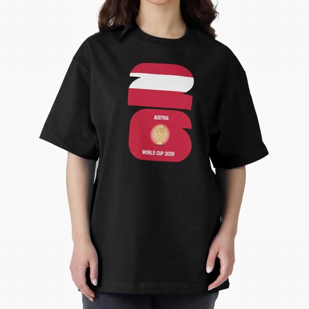 Austria: World Cup 2026 Classic T-Shirt Relive the FIFA World Cup 2026 USA Canada Mexico Journey through Cristiano Ronaldo, Haaland and CR7 Highlights, England and Germany Pride, Vintage Soccer Flavor, Modern Football Stars, National Flags and