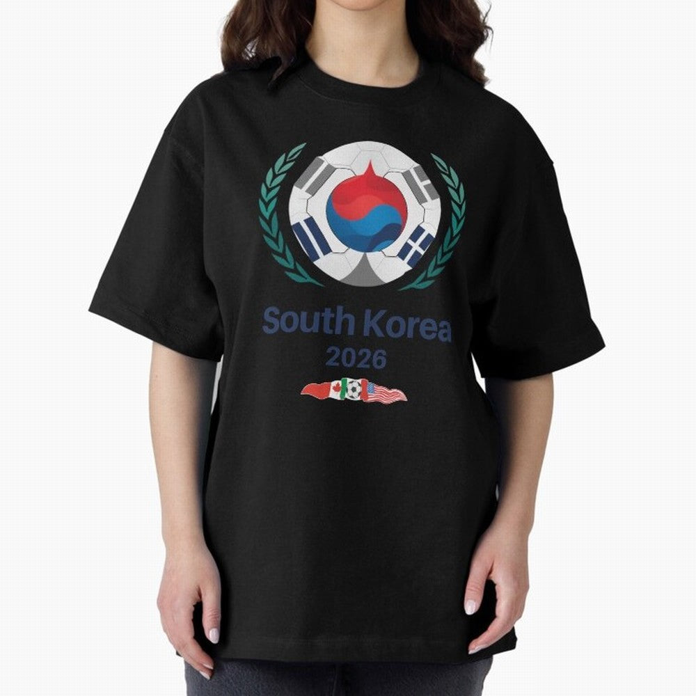South Korea 2026 Classic T-Shirt Feel the Heartbeat of FIFA World Cup 2026 Group Stage for Fans of CR7 and Messi and Argentina and Brazil, Bringing Stadium Memories, Football Loyalty, International Chants and Championship Tradition; Ideal for