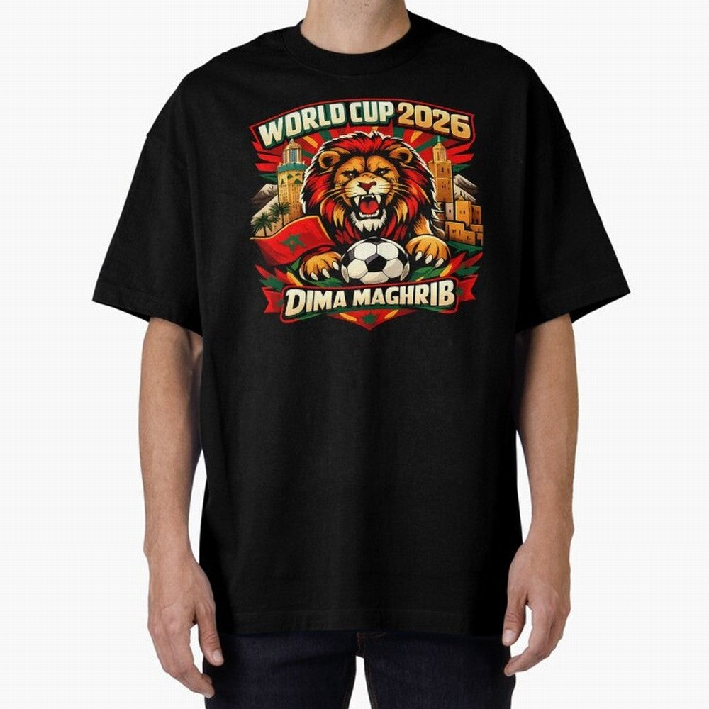 World Cup 2026, Dima Maghrib, June 13, 2026, We Are Morocco, Go Morocco, Morocco vs Brazil, Morocco World Cup 2026, World Morocco, Maghrib Classic T-Shirt Bring Global Tournament Vibes to FIFA World Cup 2026 Spirit, Centered on Germany, Haaland,