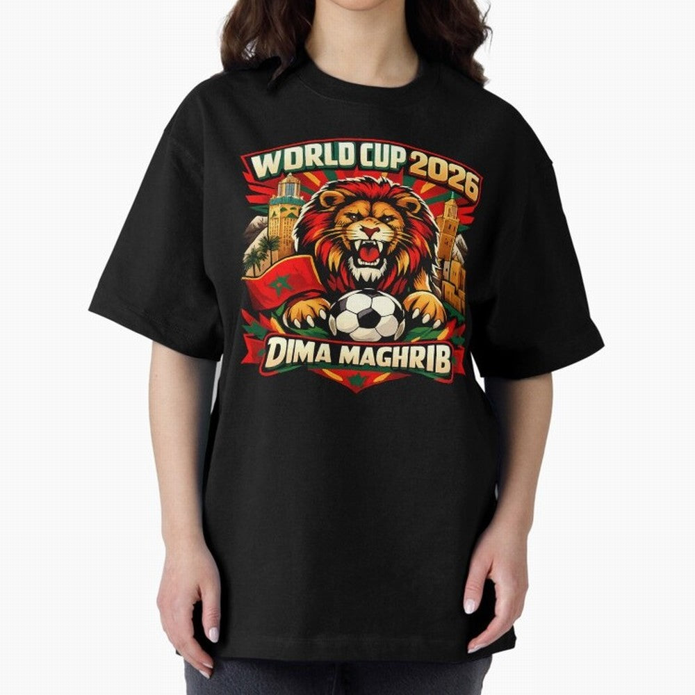 World Cup 2026, Dima Maghrib, June 13, 2026, We Are Morocco, Go Morocco, Morocco vs Brazil, Morocco World Cup 2026, World Morocco, Maghrib Classic T-Shirt Bring Global Tournament Vibes to FIFA World Cup 2026 Spirit, Centered on Germany, Haaland,