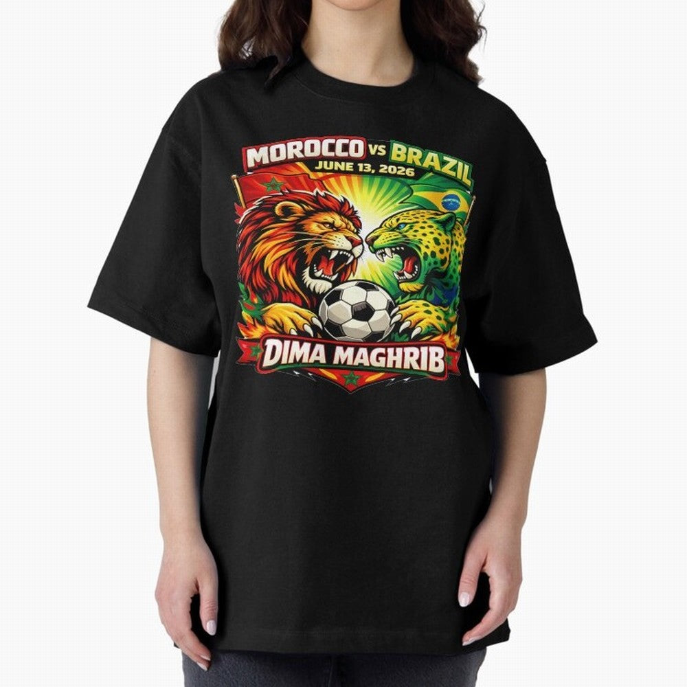 World Cup 2026, Dima Maghrib, June 13, 2026, We Are Morocco, Go Morocco, Morocco vs Brazil, Morocco World Cup 2026, World Morocco, Maghrib Classic T-Shirt Celebrate Fan Favorites in FIFA World Cup 2026 USA Canada Mexico for Fans of Cristiano