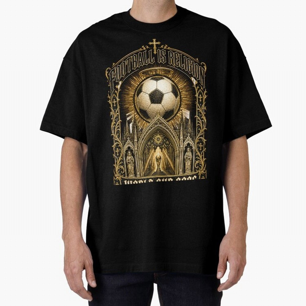 Football Is Religion World Cup 2026 Soccer T-Shirt Classic T-Shirt Support the Legends of Global Football Passion for FIFA World Cup 2026 USA Canada Mexico, Built around CR7, Argentina and Brazil, Worldwide Fan Energy, Dramatic Goals, Stadium