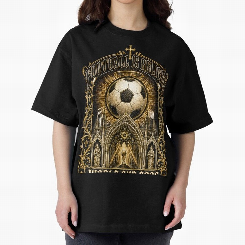 Football Is Religion World Cup 2026 Soccer T-Shirt Classic T-Shirt Support the Legends of Global Football Passion for FIFA World Cup 2026 USA Canada Mexico, Built around CR7, Argentina and Brazil, Worldwide Fan Energy, Dramatic Goals, Stadium