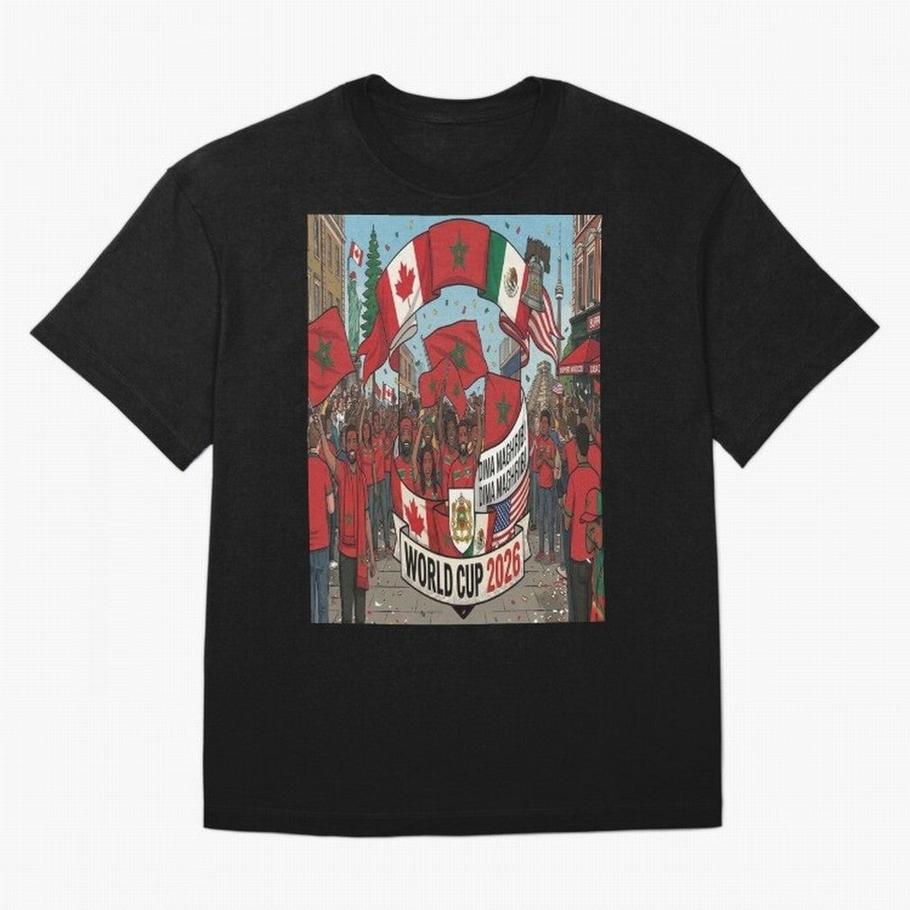 Morocco World Cup 2026 Classic T-Shirt Keep the Match Day Mood of Global Football Passion for FIFA World Cup 2026 Group Stage, with Neymar, Haaland and Cristiano Ronaldo, England and Germany, Game Day Rituals, Football Legends, Country Pride and