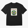 Go Brazil Soccer Ball Flag | Brazilian Football Fan Graphic Tee Classic T-Shirt Represent FIFA World Cup 2026 Group Stage for Fans of Mbappe and Neymar and Spain and Netherlands, Bringing Global Supporter Spirit, Legendary Goals, National Colors