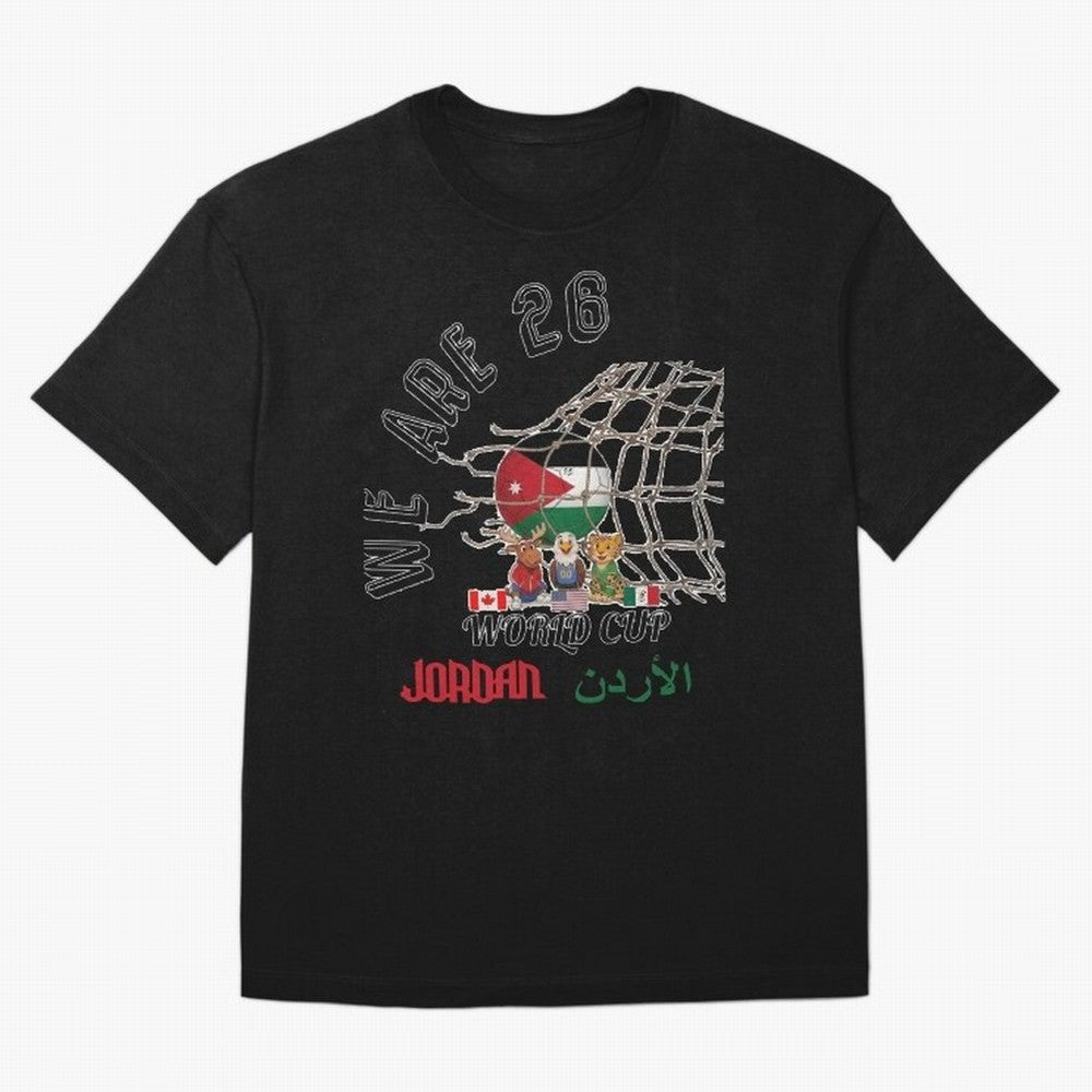 World cup 26 - Jordan Classic T-Shirt Celebrate Football Heritage in the FIFA World Cup 2026 Journey through Mbappe Highlights, Spain and Netherlands Pride, Football History, Final Match Energy, Crowd Noise and Once in a Lifetime Moments; Perfect