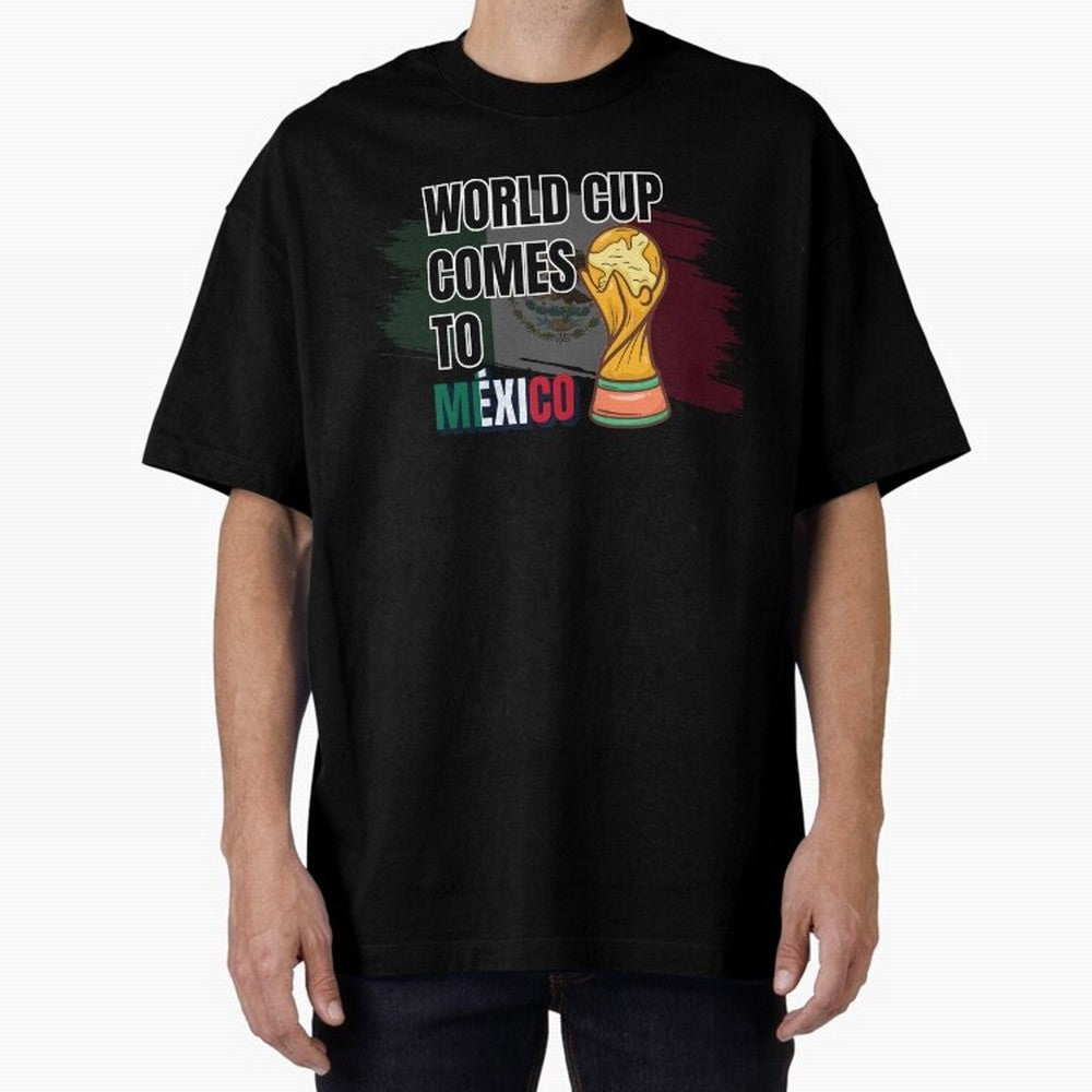 World Cup comes to Mexico Classic T-Shirt Follow the Road to FIFA World Cup 2026 USA Canada Mexico for Fans of Cristiano Ronaldo and Argentina and Brazil, Bringing Champion Mindset, Group Stage Buzz, Knockout Tension and Passionate Fan Culture;