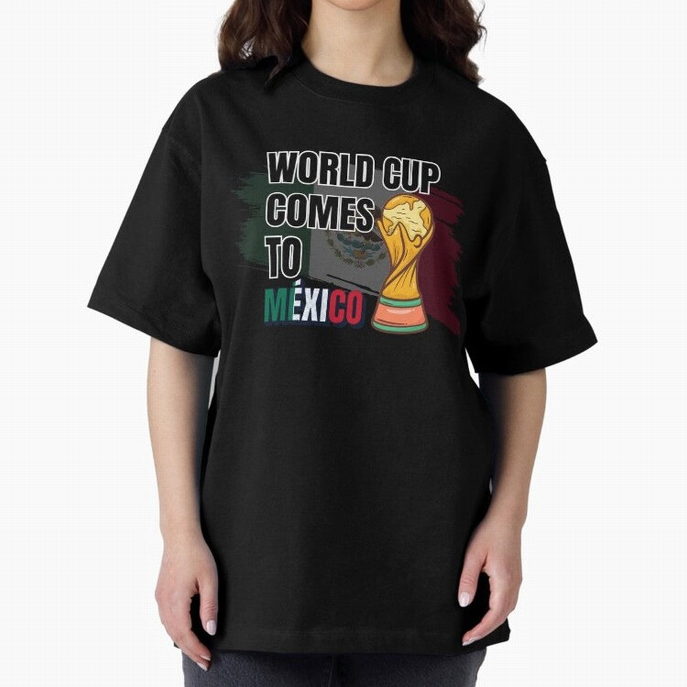 World Cup comes to Mexico Classic T-Shirt Follow the Road to FIFA World Cup 2026 USA Canada Mexico for Fans of Cristiano Ronaldo and Argentina and Brazil, Bringing Champion Mindset, Group Stage Buzz, Knockout Tension and Passionate Fan Culture;