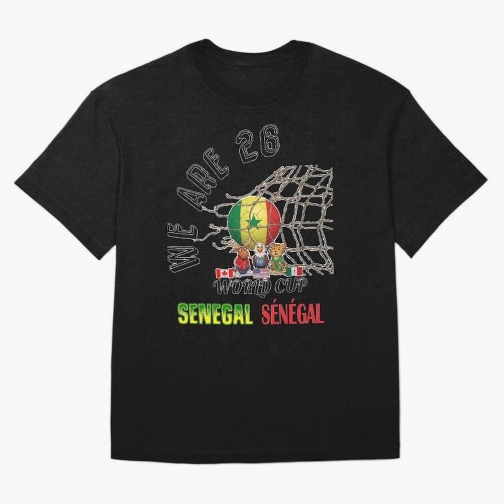 World cup 26 - Senegal Classic T-Shirt Bring Retro Soccer Energy to FIFA World Cup 2026 Group Stage Spirit, Capturing England, Neymar, Classic Soccer Heritage, Championship Pressure, Fan Loyalty and International Pride; Great for Watch Parties,