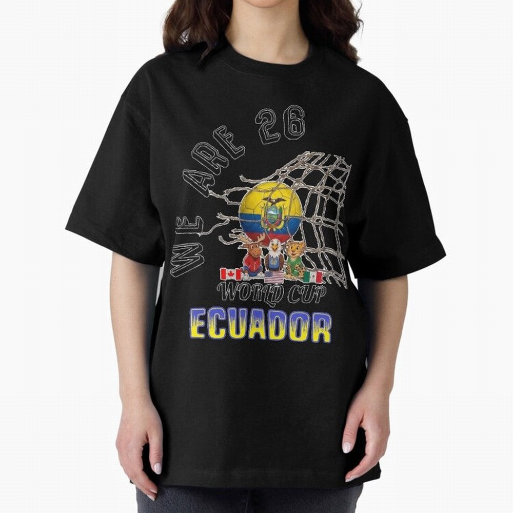 World cup 26 - Ecuador Classic T-Shirt Turn Up for Global Football Passion for FIFA World Cup 2026 Group Stage, Built around Messi, Neymar and Mbappe, Brazil, Portugal and Argentina, Stadium Memories, Football Loyalty, International Chants and
