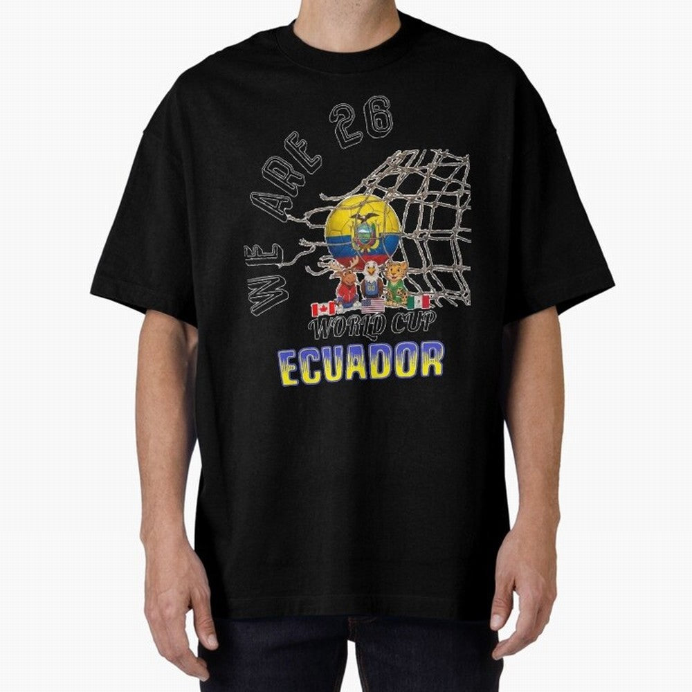 World cup 26 - Ecuador Classic T-Shirt Turn Up for Global Football Passion for FIFA World Cup 2026 Group Stage, Built around Messi, Neymar and Mbappe, Brazil, Portugal and Argentina, Stadium Memories, Football Loyalty, International Chants and