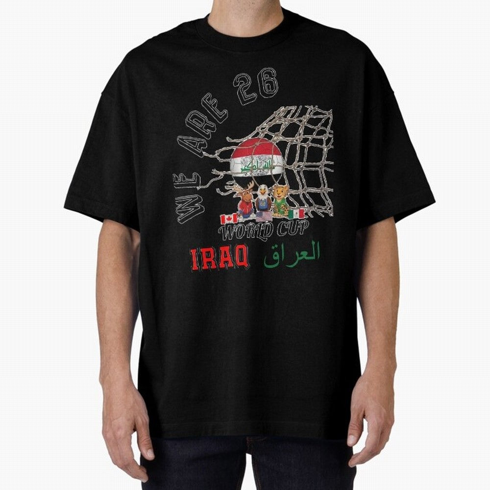 World cup 26 - Iraq Classic T-Shirt Elevate FIFA World Cup 2026 Group Stage Built around Cristiano Ronaldo, Haaland and CR7, Brazil Energy, Tournament Hype, Historic Matchups, Family Viewing Parties and Global Sports Pride; Ideal for Passionate