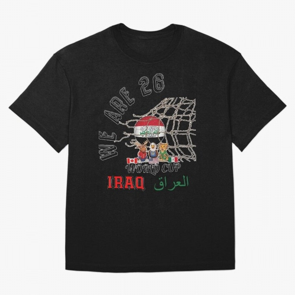 World cup 26 - Iraq Classic T-Shirt Elevate FIFA World Cup 2026 Group Stage Built around Cristiano Ronaldo, Haaland and CR7, Brazil Energy, Tournament Hype, Historic Matchups, Family Viewing Parties and Global Sports Pride; Ideal for Passionate