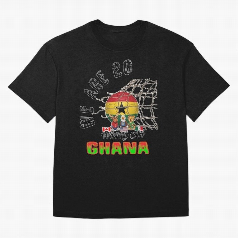 World cup 26 - Ghana Classic T-Shirt Experience Match Day Hype around FIFA World Cup 2026 Group Stage, Haaland and Mbappe, England and Germany, Stadium Memories, Football Loyalty, International Chants and Championship Tradition; Ideal for Football