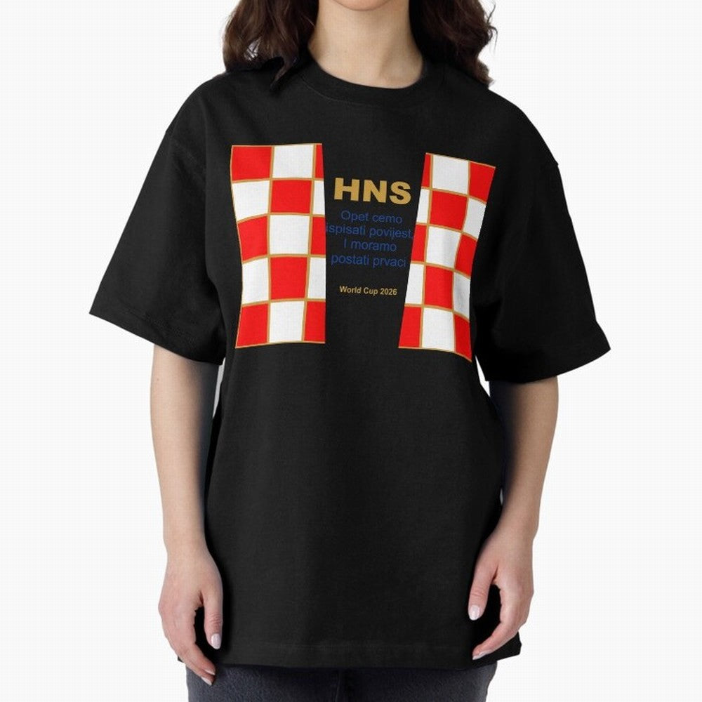 Croatia jersey with motto gold Classic T-Shirt Feel International Energy from Global Football Passion for FIFA World Cup 2026, Driven by Cristiano Ronaldo, Haaland and CR7, France, Stadium Memories, Football Loyalty, International Chants and