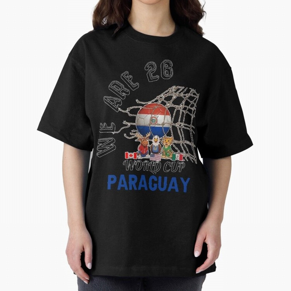World cup 26 - Paraguay Classic T-Shirt Feel the Heartbeat of Match Day Hype around FIFA World Cup 2026, Mbappe and Neymar, France and Portugal, Vintage Soccer Flavor, Modern Football Stars, National Flags and Final Night Emotion; Created for Match