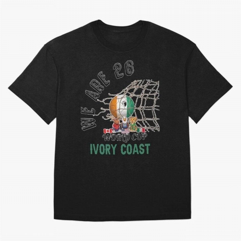 World cup 26 - Ivory Coast Classic T-Shirt Join the Countdown to Match Day Hype around FIFA World Cup 2026 USA Canada Mexico, Haaland, England and Germany, Soccer Culture, Superstar Moments, National Team Dreams and Competitive Fire; Ideal for