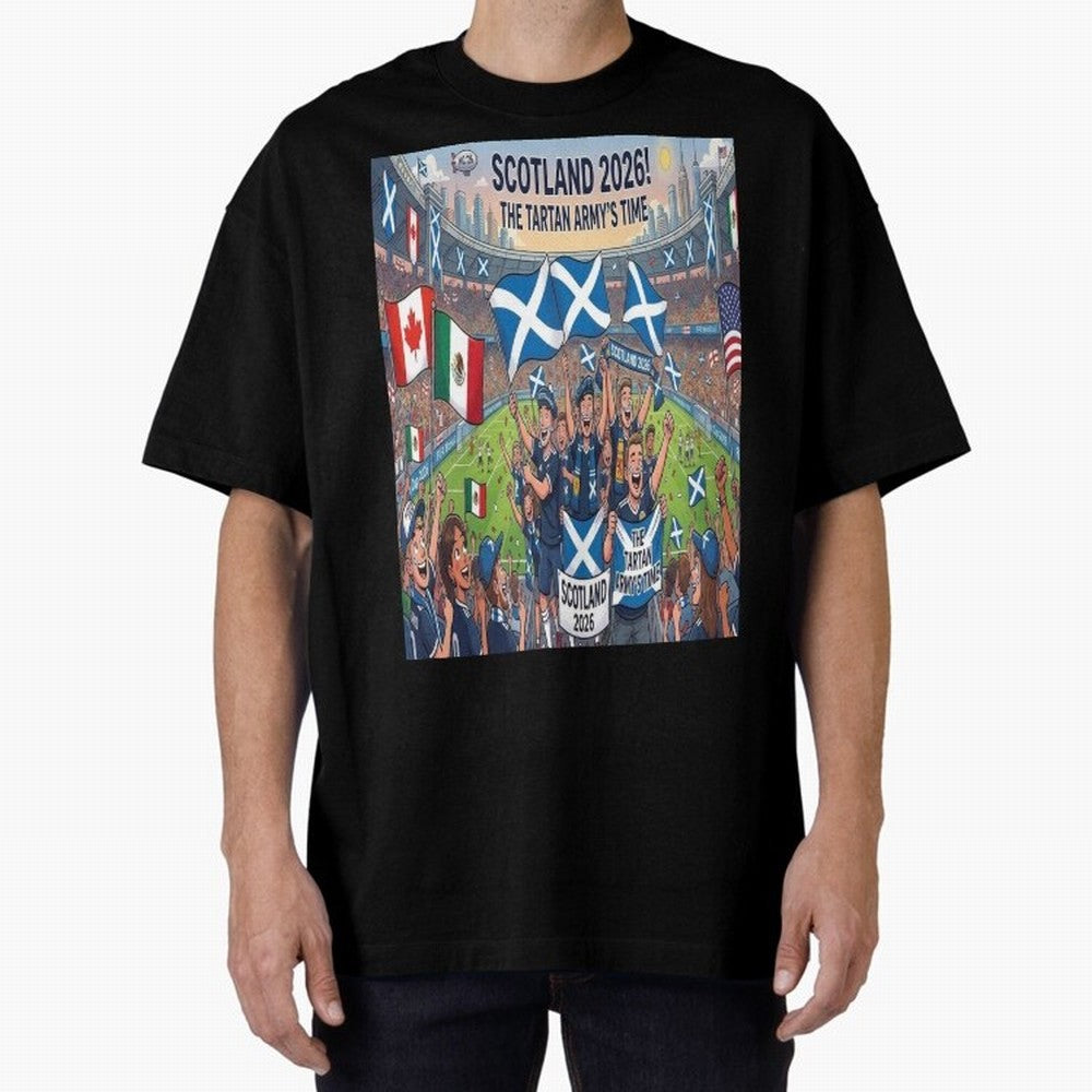 Scotland World Cup 2026 - Stadium Classic T-Shirt Live for the Drama of FIFA World Cup 2026 Spirit, Celebrating Brazil, CR7, Fan Favorite Moments, National Team Passion, Big Match Drama and Soccer History; Perfect for Supporters Who Want Bold