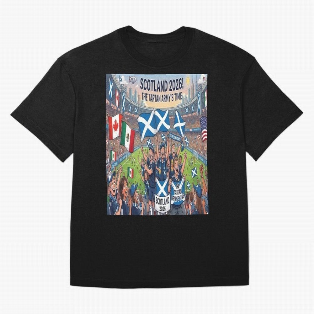 Scotland World Cup 2026 - Stadium Classic T-Shirt Live for the Drama of FIFA World Cup 2026 Spirit, Celebrating Brazil, CR7, Fan Favorite Moments, National Team Passion, Big Match Drama and Soccer History; Perfect for Supporters Who Want Bold