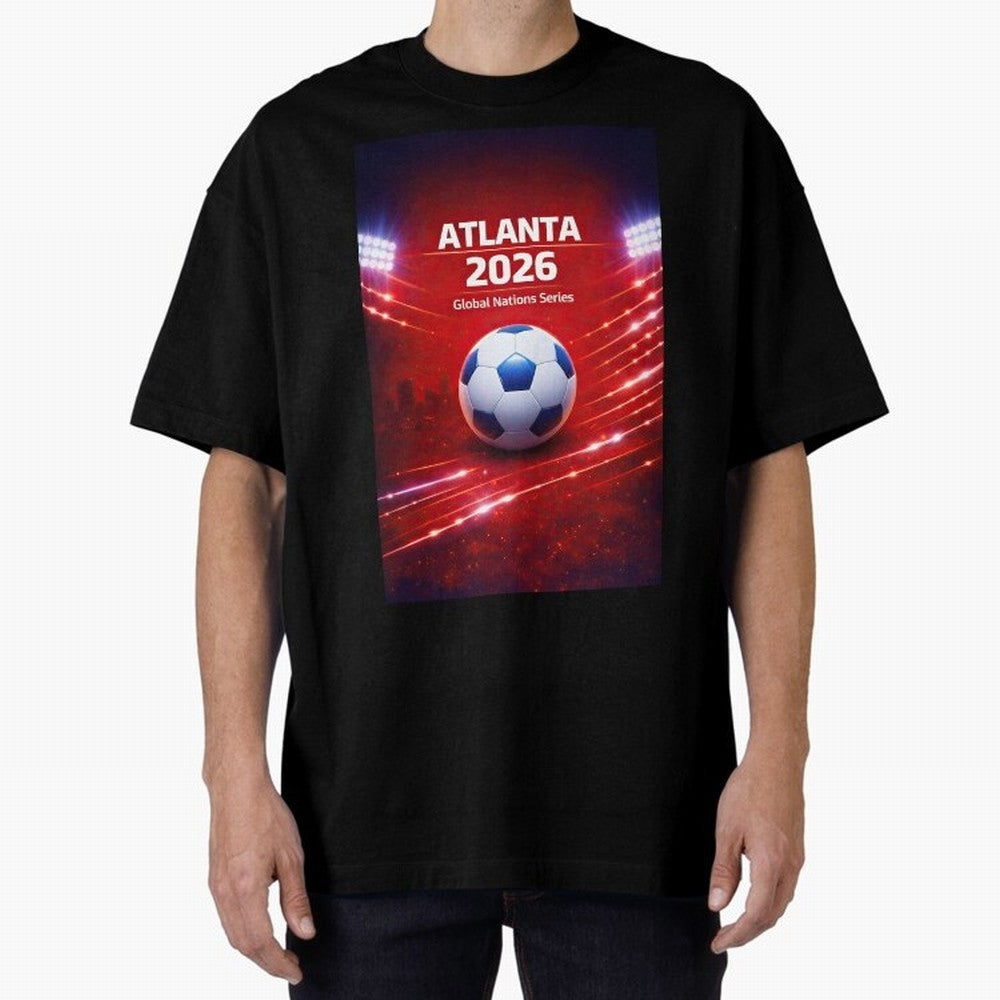 Atlanta Global Nations Series 2026 - Soccer aka Football Classic T-Shirt Celebrate Fan Culture around Global Football Passion for FIFA World Cup 2026, Celebrating CR7, Germany, Classic Soccer Heritage, Championship Pressure, Fan Loyalty and