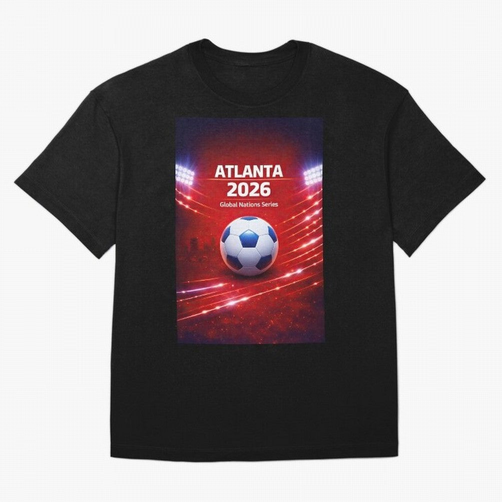 Atlanta Global Nations Series 2026 - Soccer aka Football Classic T-Shirt Celebrate Fan Culture around Global Football Passion for FIFA World Cup 2026, Celebrating CR7, Germany, Classic Soccer Heritage, Championship Pressure, Fan Loyalty and