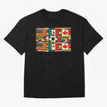 North American Football Flags World Cup Inspired Classic T-Shirt Join Supporters Worldwide for FIFA World Cup 2026 Group Stage for Fans of Neymar, Haaland and Cristiano Ronaldo and Argentina, Bringing Soccer Culture, Superstar Moments, National