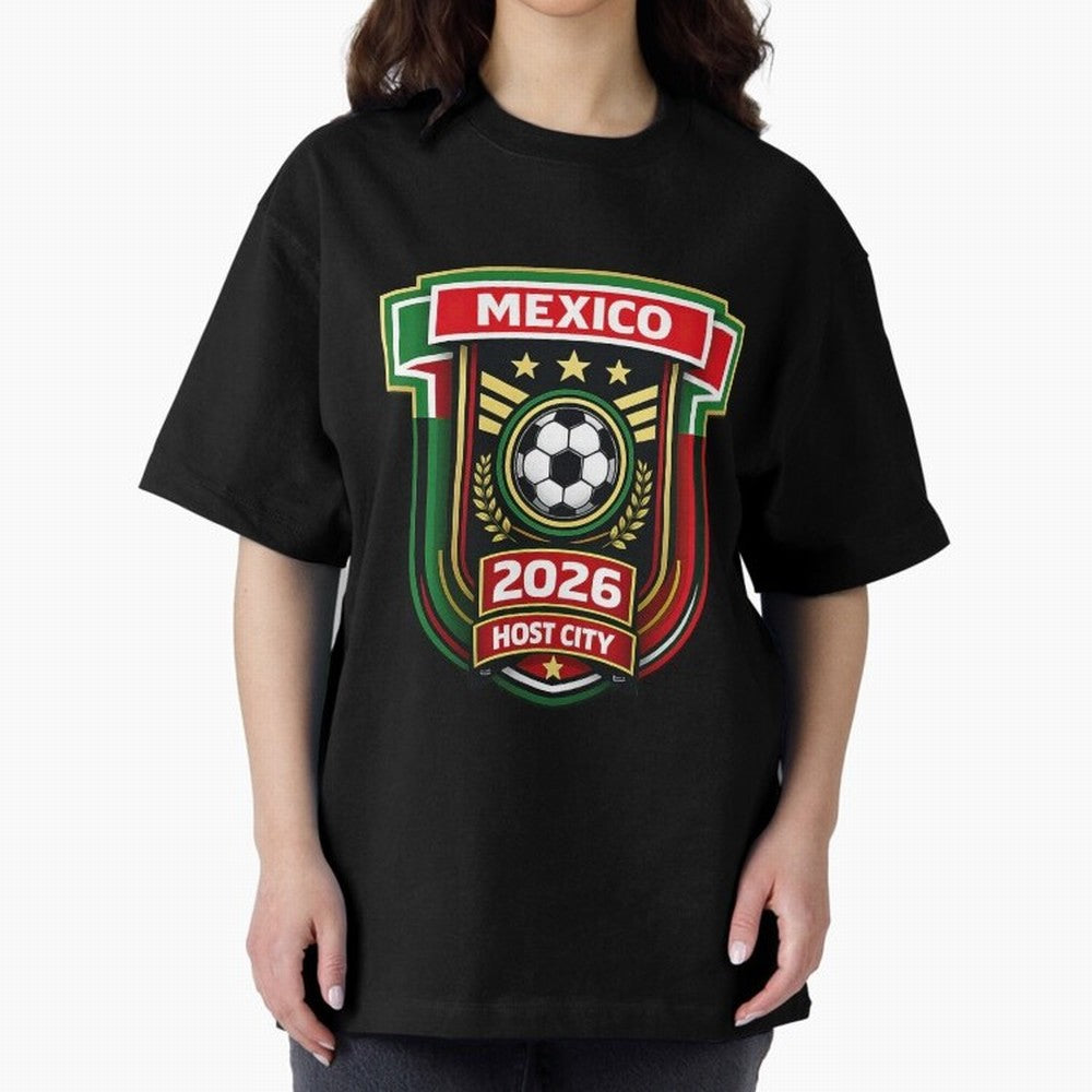 Mexico 2026 World Cup Host City Logo Classic T-Shirt Make Game Day About the FIFA World Cup 2026 USA Canada Mexico Journey through Mbappe and Neymar Highlights, Argentina Pride, Football History, Final Match Energy, Crowd Noise and Once in a
