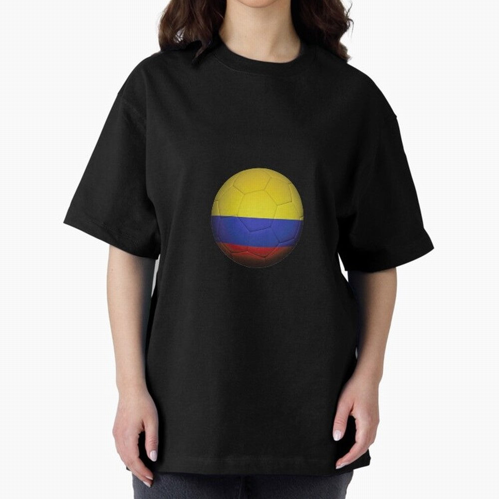 Colombia Ball Classic T-Shirt Support Iconic Players in FIFA World Cup 2026 Spirit, Built around Argentina, France and Brazil, Neymar, Haaland and Cristiano Ronaldo, Football Passion, Legendary Performances, Festival Vibes and Supporter Community;