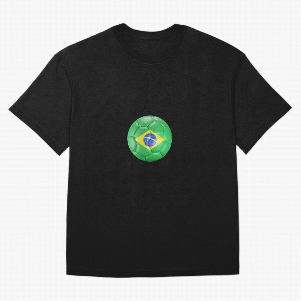Brazil Classic T-Shirt Bring World Football Passion into Match Day Hype around FIFA World Cup 2026, Cristiano Ronaldo, Spain and Netherlands, Championship Spirit, Famous Goals, Roaring Crowds and International Football Unity; Perfect for Supporters