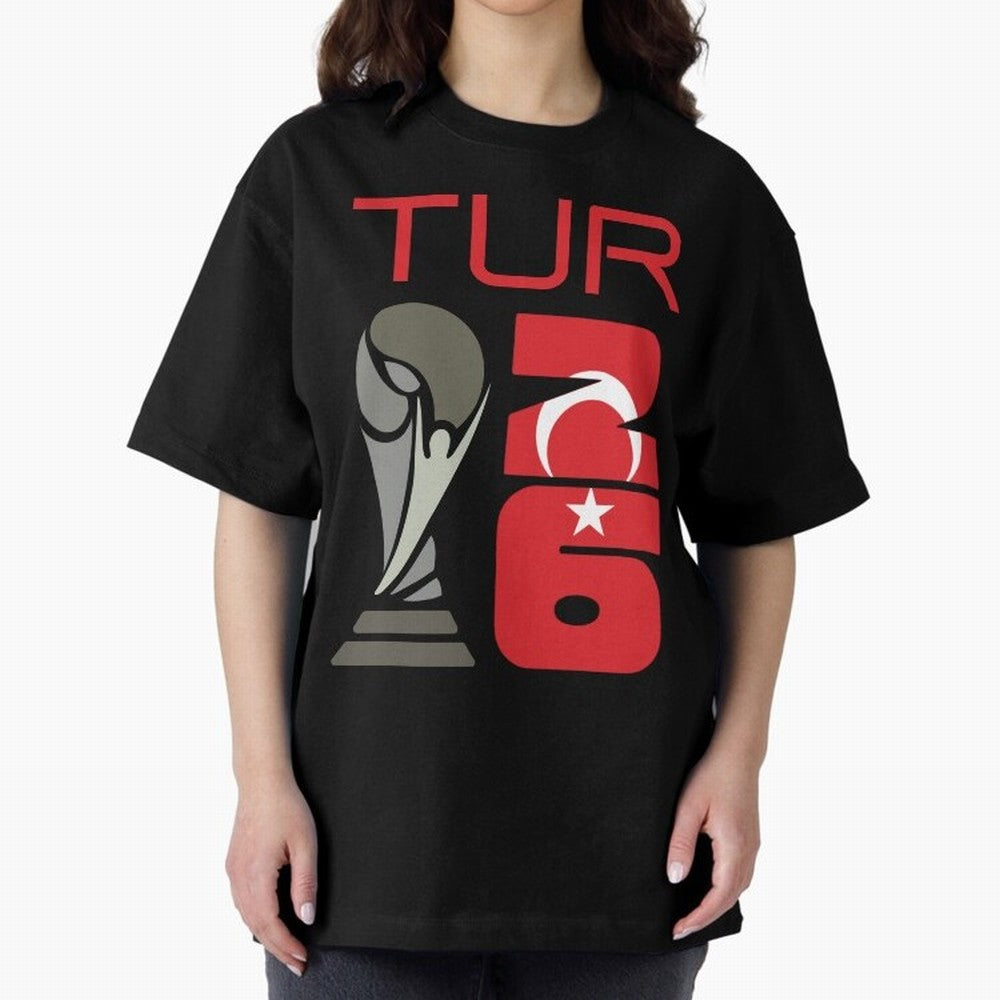 Turkey 2026 Soccer World Cup Trophy Turkish Flag Design Classic T-Shirt Show Your Stadium Side during Match Day Hype around FIFA World Cup 2026 Group Stage, Neymar, Brazil, Global Supporter Spirit, Legendary Goals, National Colors and Tournament