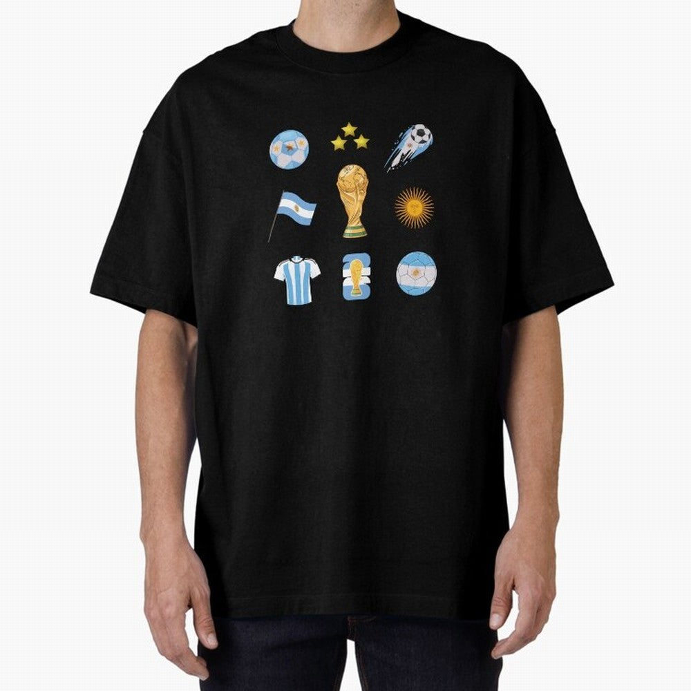Argentina World Cup Champion 2026 Classic T-Shirt Represent Fans Who Live for Match Day Hype around FIFA World Cup 2026 Group Stage, Mbappe, Portugal, Football Passion, Legendary Performances, Festival Vibes and Supporter Community; Great for Watch