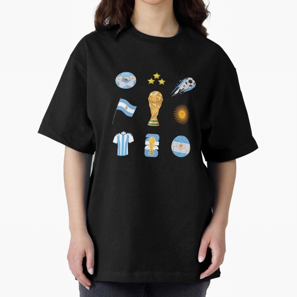 Argentina World Cup Champion 2026 Classic T-Shirt Represent Fans Who Live for Match Day Hype around FIFA World Cup 2026 Group Stage, Mbappe, Portugal, Football Passion, Legendary Performances, Festival Vibes and Supporter Community; Great for Watch