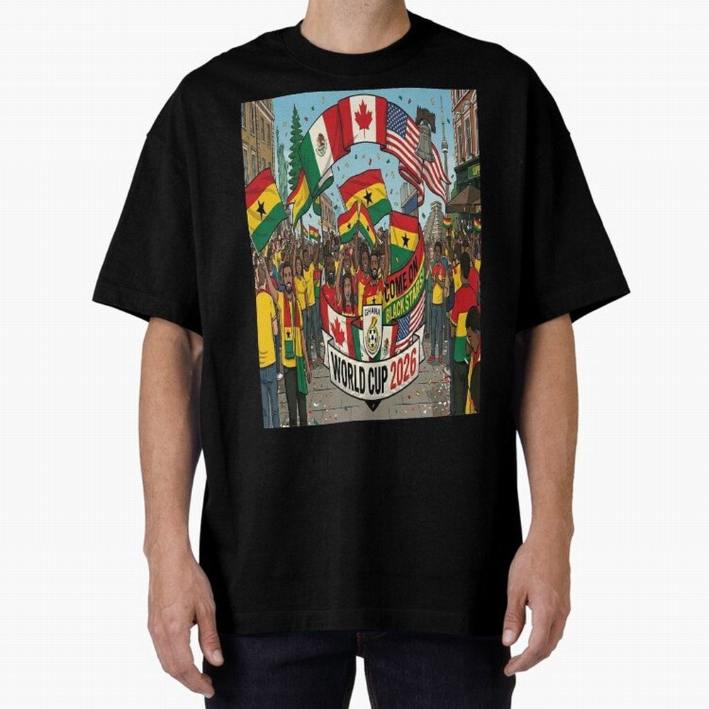Ghana World Cup 2026 Classic T-Shirt Join Supporters Worldwide for FIFA World Cup 2026 USA Canada Mexico with Cristiano Ronaldo, England and Germany Energy, Global Supporter Spirit, Legendary Goals, National Colors and Tournament Celebration; Ideal
