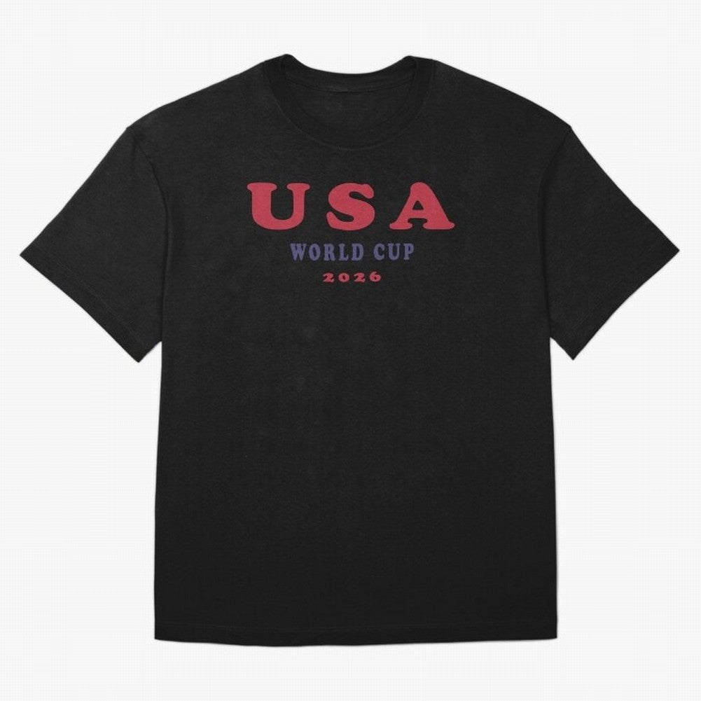 USA World Cup 2026 Soccer Fan Shirt | American Flag Football Retro Patriotic Design Classic T-Shirt Represent Fans Who Live for FIFA World Cup 2026 Group Stage for Fans of Messi and Cristiano Ronaldo and Portugal, Bringing Champion Mindset, Group